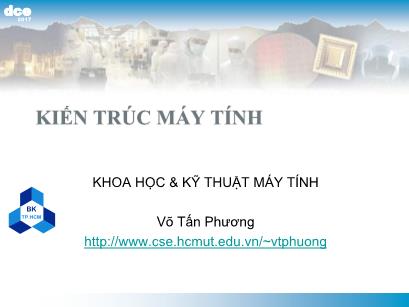 Bài giảng Kiến trúc máy tính - Chương 2: Hiệu suất