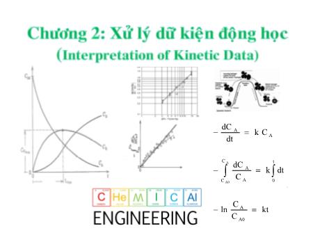 Bài giảng Kỹ thuật phản ứng - Chương 2: Xử lý dữ kiện động học - Năm học 2017