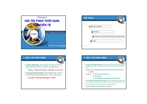 Bài giảng Lập và phân tích dự án - Chương 2: Giá trị theo thời gian của tiền tệ - Hàng Lê Cẩm Phương