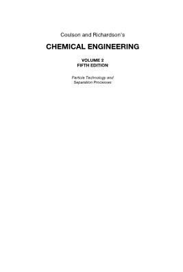 Chemical Engineering Volume 2: Coulson and Richardson’s