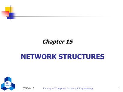 Computer Operating System - Lecture 15: Network structures - Nguyen Thanh Son