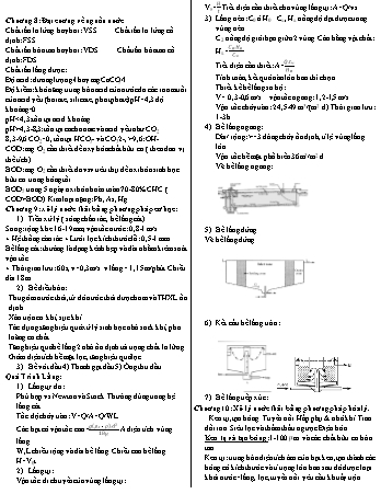 Giáo án Kỹ thuật môi trường - Chương 8: Đại cương về nguồn nước