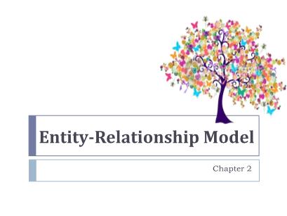 Database Systems - Chapter 2: Entity-Relationship Model - Trương Quỳnh Chi