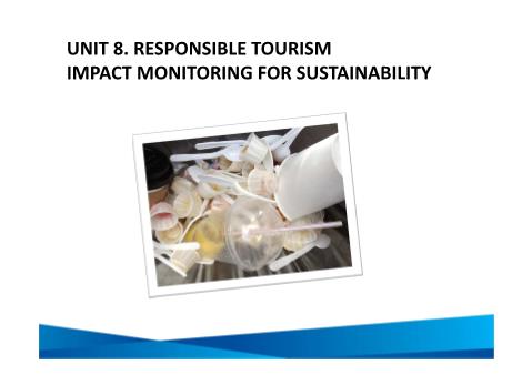 Đề tài Responsible tourism impact monitoring for sustainability