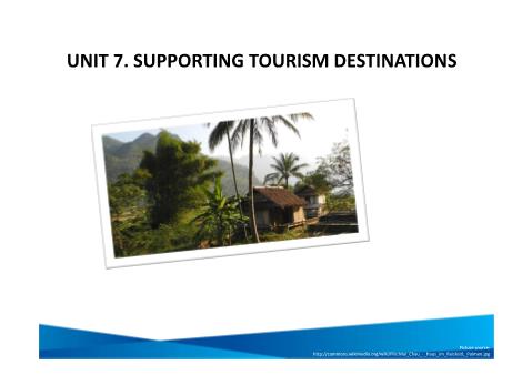 Đề tài Supporting tourism destinations picture source